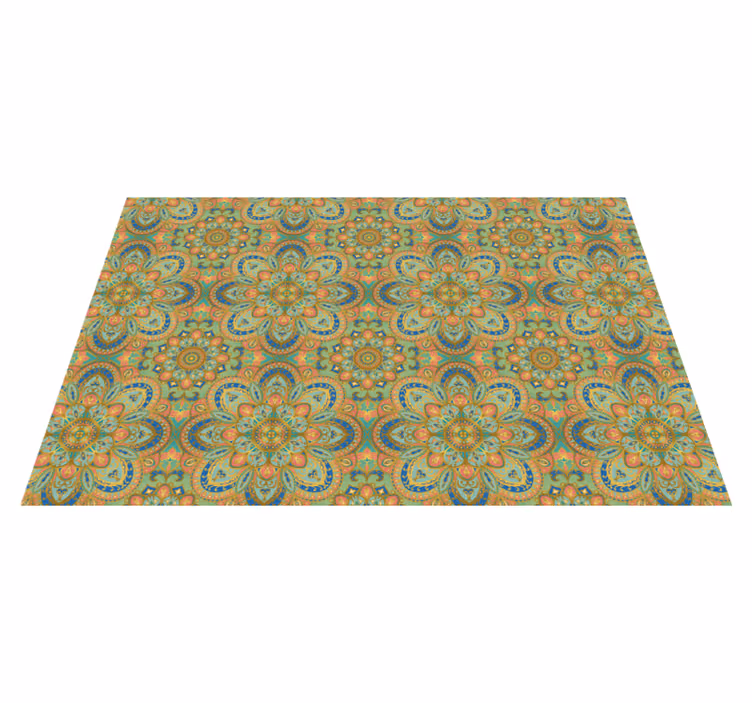 Individuais de mesa originais com arranjo floral elaborado - TenStickers