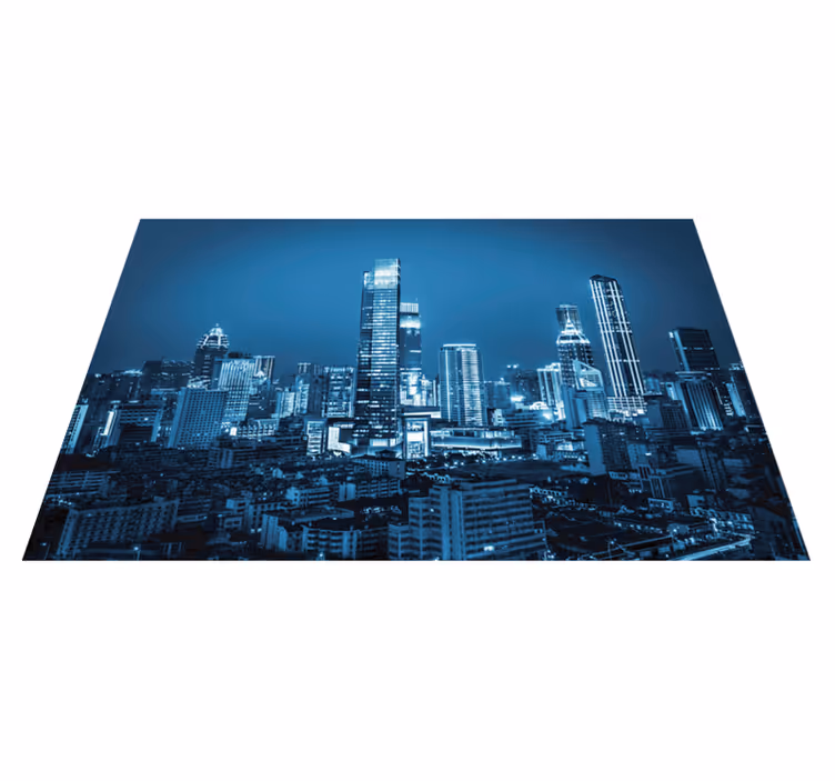 Individuais de mesa modernos Vista de cidades diferentes - TenStickers