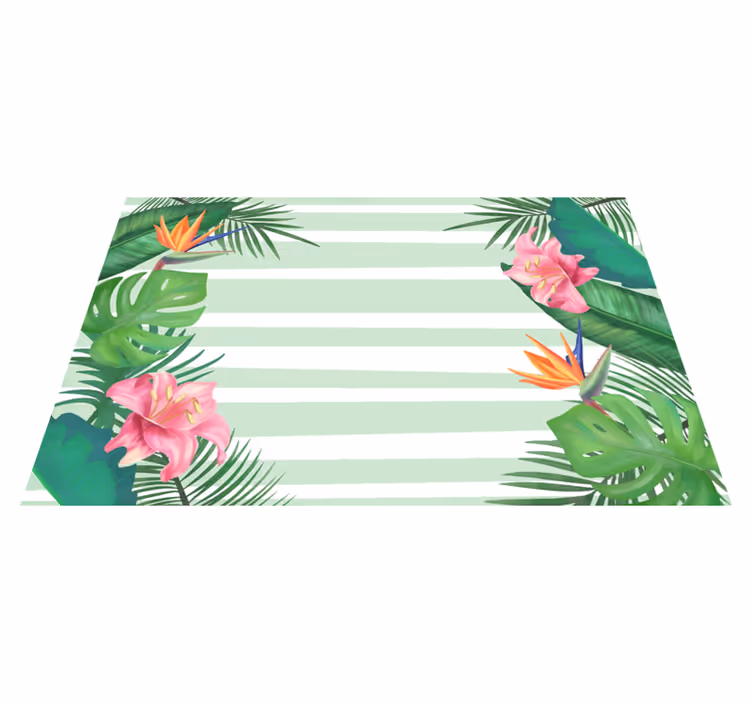 Individuais de mesa originais folhas tropicais - TenStickers
