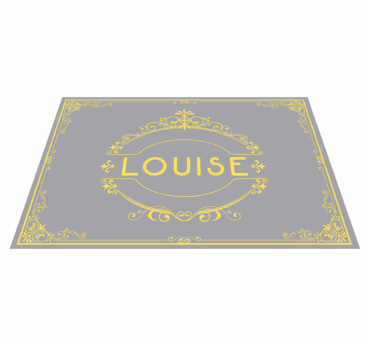 Individuais de mesa com nome exibição elegante - TenStickers