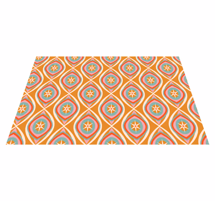 Individuais de mesa originais padrão de estrelas coloridas - TenStickers