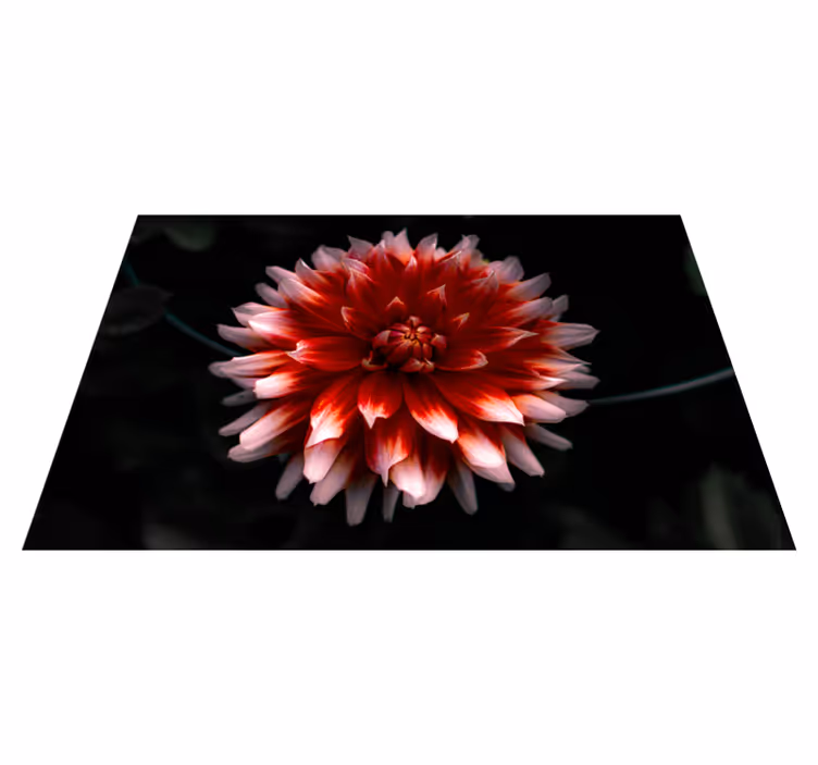 Individuais de mesa originais Desenho de flores atípicas - TenStickers