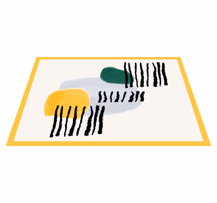 Individuais de mesa modernos formas geométricas vivas - TenStickers