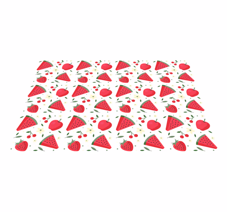 Individuais de mesa infantis com estampa de fatias de frutas - TenStickers
