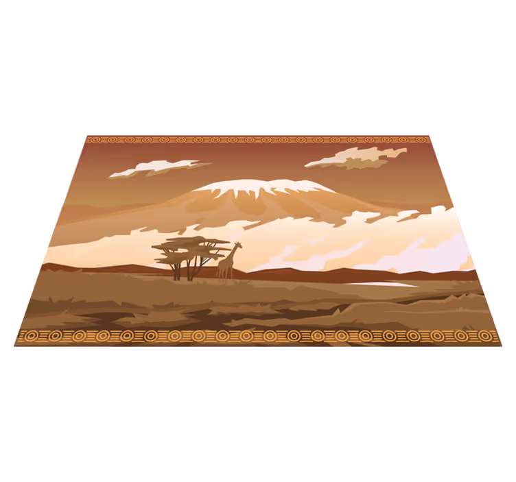 Individuais de mesa originais cena majestosa de montanha - TenStickers