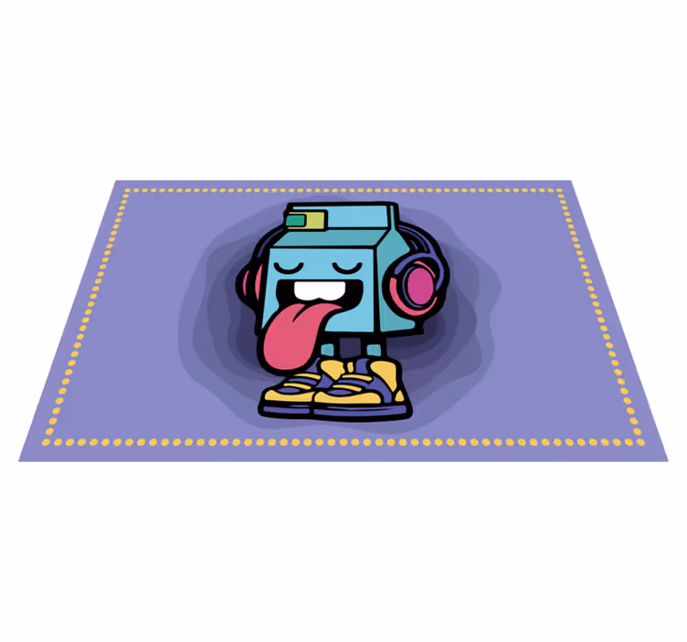 Individuais de mesa originais Desenho animado graffiti personagem - TenStickers