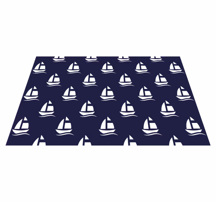 Individuais de mesa originais padrão de veleiro - TenStickers