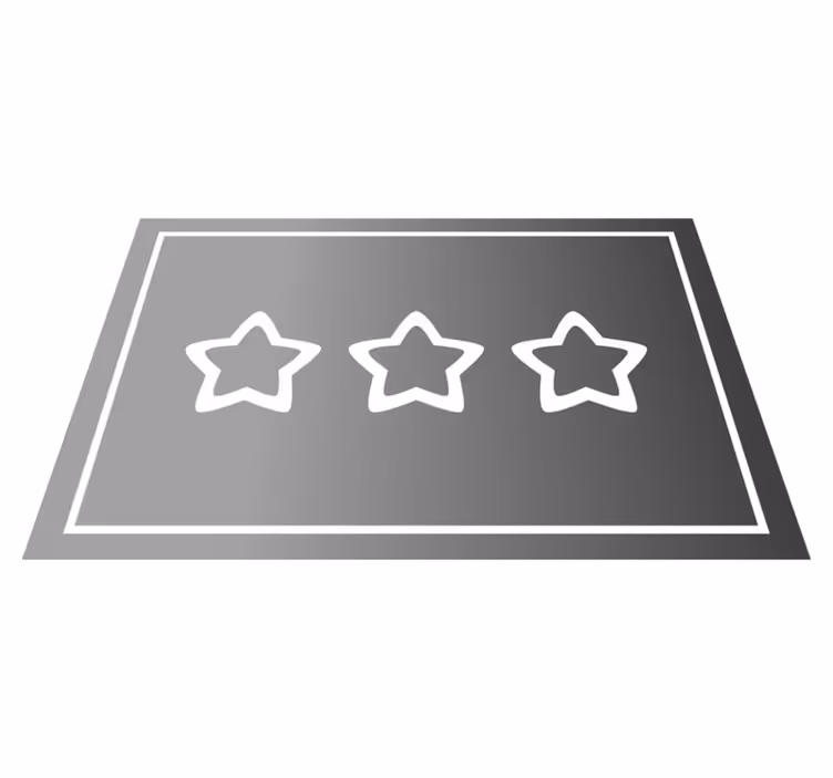 Individuais de mesa modernos com exibição de estrelas - TenStickers