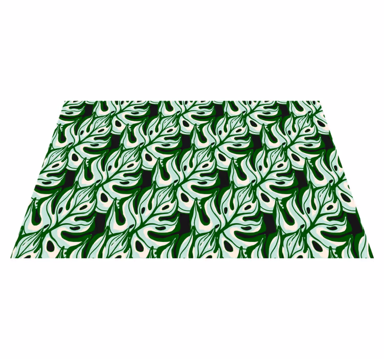 Individuais de mesa originais motivo folhas luxuosas - TenStickers