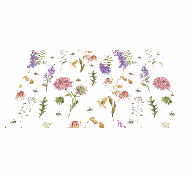 Individuais de mesa originais com motivo botânico floral - TenStickers