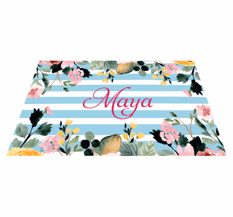 Individuais de mesa com nome personalizados - TenStickers