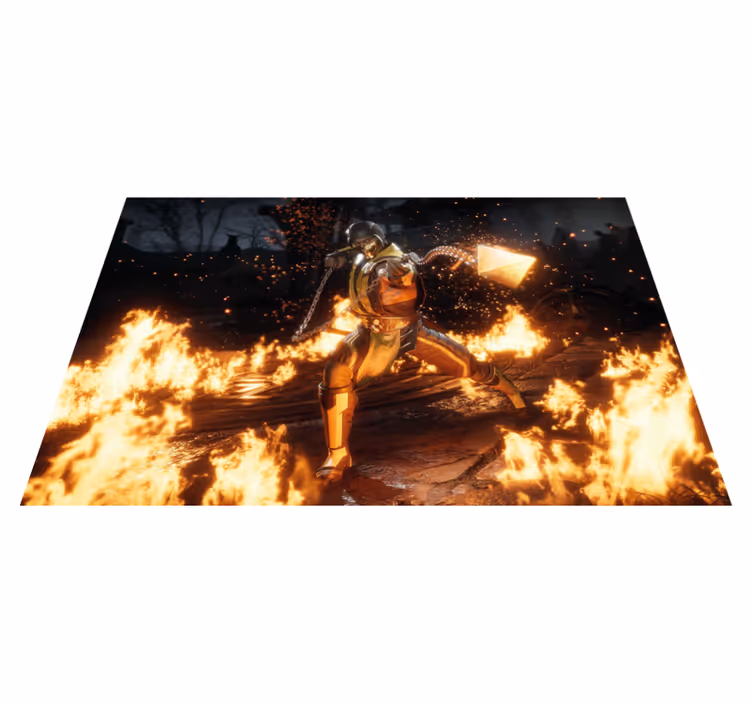 Individuais de mesa originais ação de personagens fierce - TenStickers