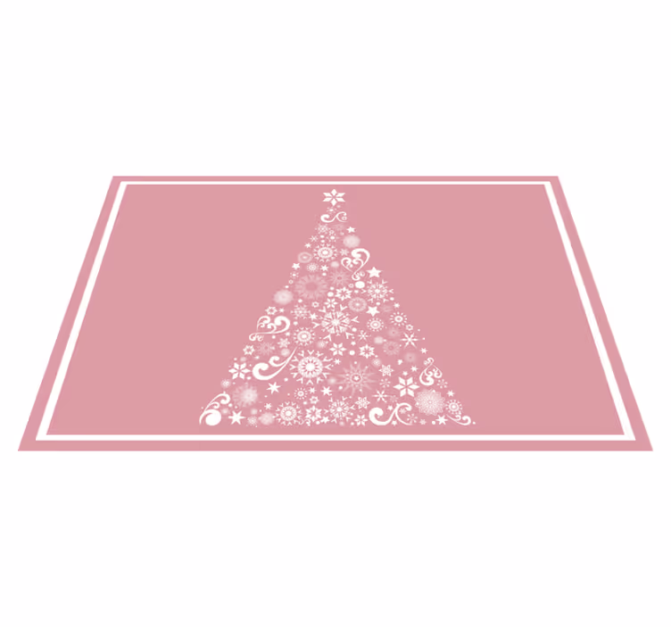 Individuais de mesa de natal com motivo de Árvore festiva - TenStickers