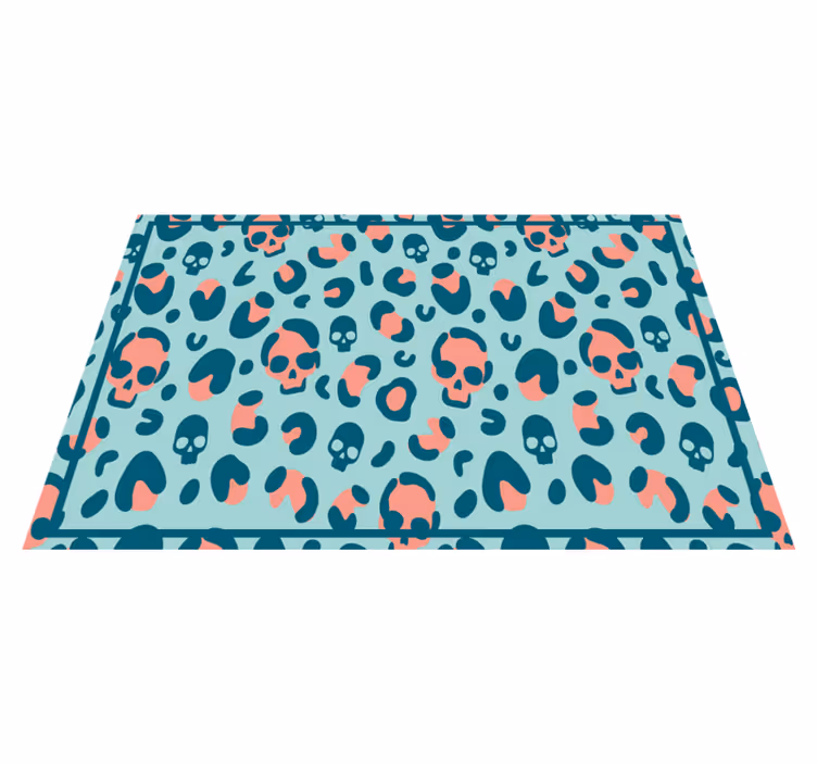 Individuais de mesa originais com textura de caveira - TenStickers