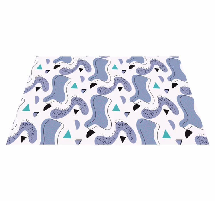 Individuais de mesa modernos formas orgânicas abstratas - TenStickers