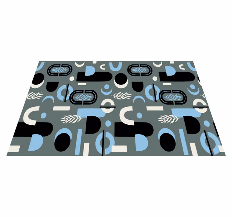 Individuais de mesa modernos com composição geométrica - TenStickers