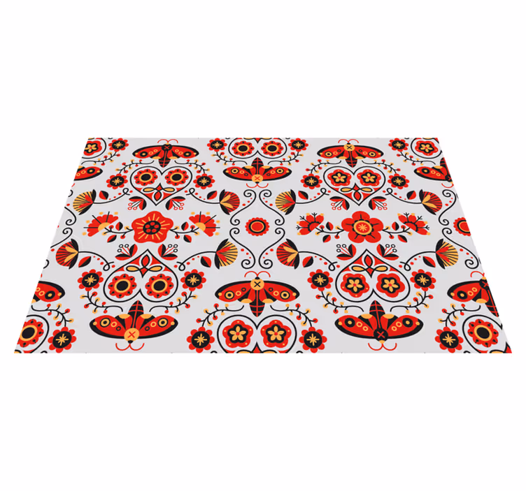 Individuais de mesa originais composição floral viva - TenStickers