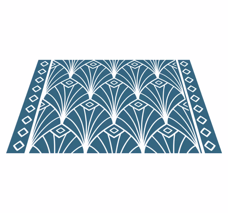 Individuais de mesa modernos com padrão floral estiloso - TenStickers