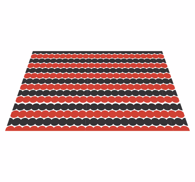 Individuais de mesa modernos padrão circular em camadas - TenStickers