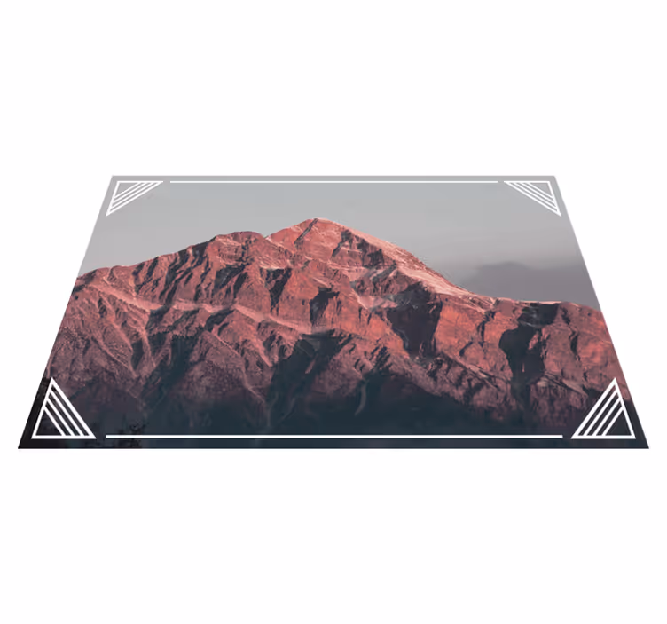 Individuais de mesa modernos paisagem montanhosa sereno - TenStickers