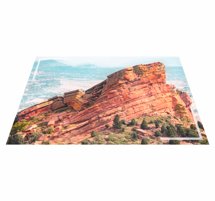 Individuais de mesa modernos formação rochosa majestosa - TenStickers