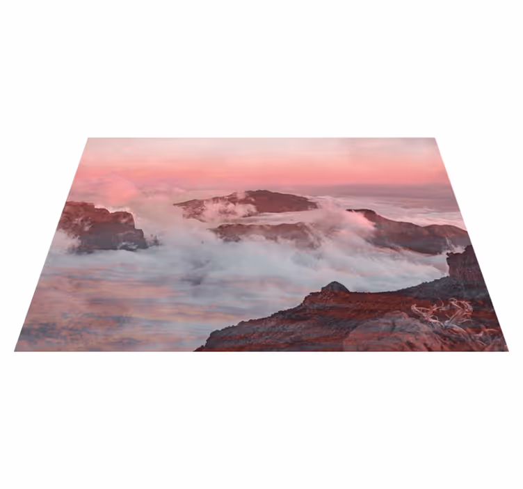 Individuais de mesa modernos paisagem montanhosa - TenStickers