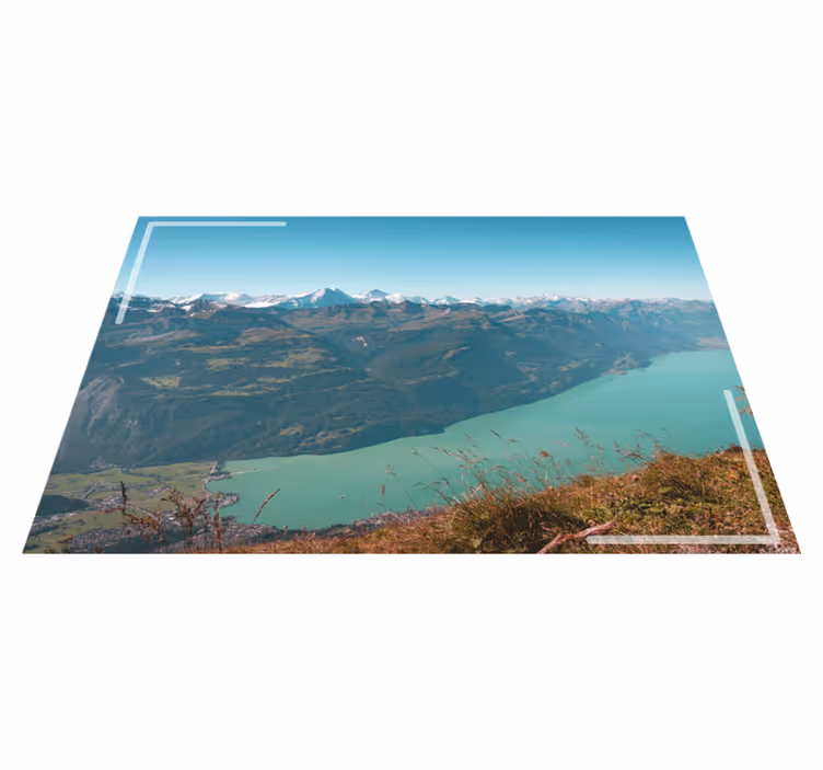 Individuais de mesa originais montanhas nevadas - TenStickers