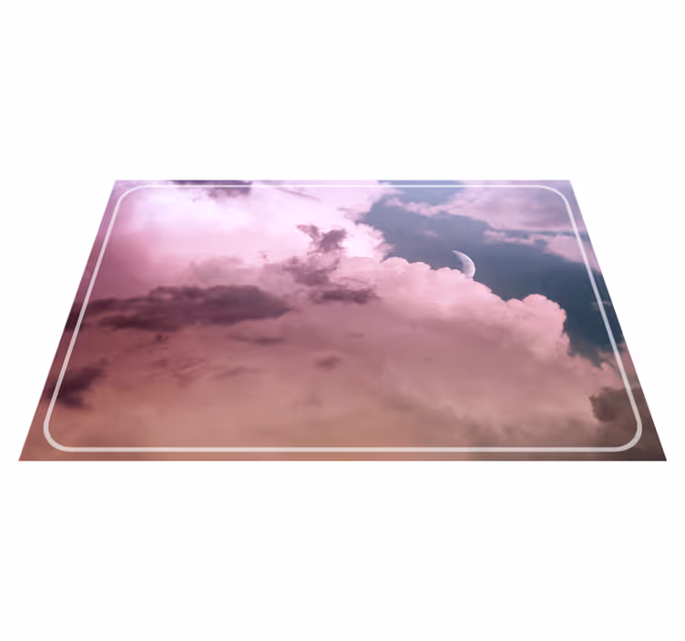 Individuais de mesa modernos céu nublado lunar - TenStickers
