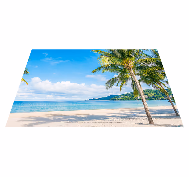 Individuais de mesa originais praia dos sonhos tropicais - TenStickers