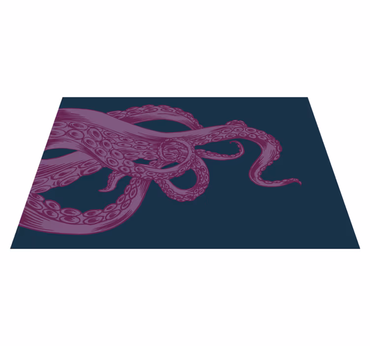 Individuais de mesa originais padrão tentáculo de polvo - TenStickers