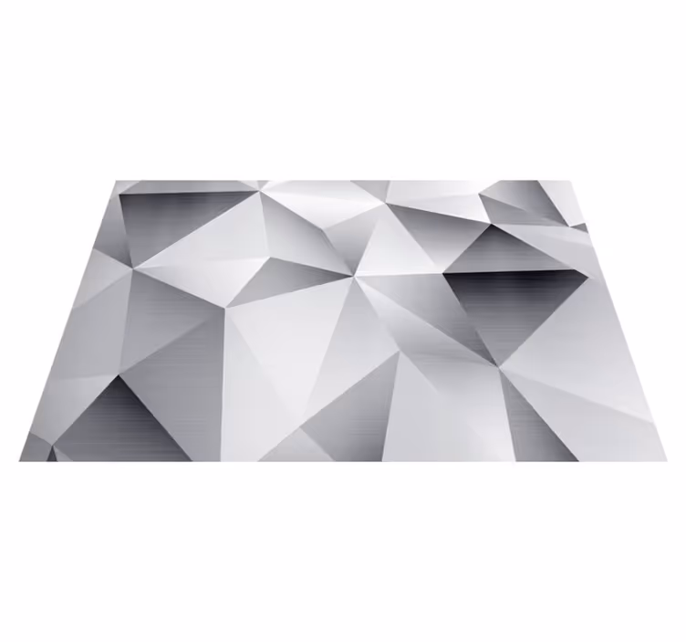 Individuais de mesa modernos com padrão metálico geométrico - TenStickers