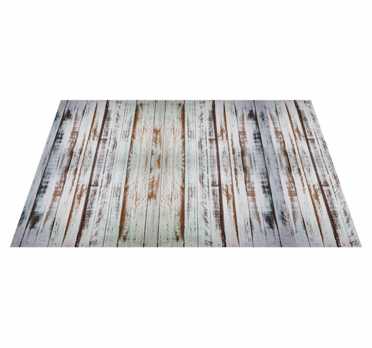 Individuais de mesa de texturas Descascando madeira - TenStickers