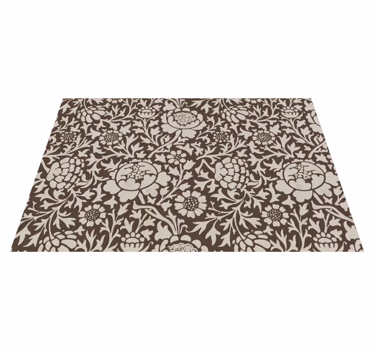 Individuais de mesa retangulares Estampa floral vintage - TenStickers