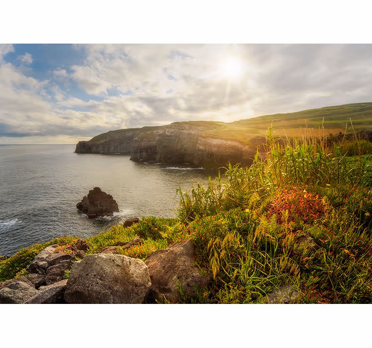 Fotomural dos Açores ao amanhecer - TenStickers