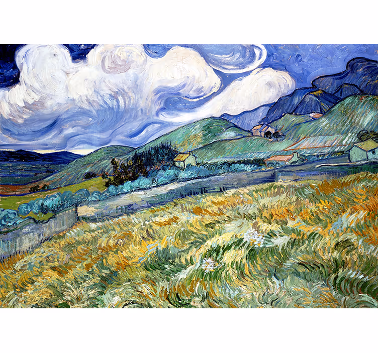 Fotomural de parede da arte clássica Íris de Van Gogh - TenStickers