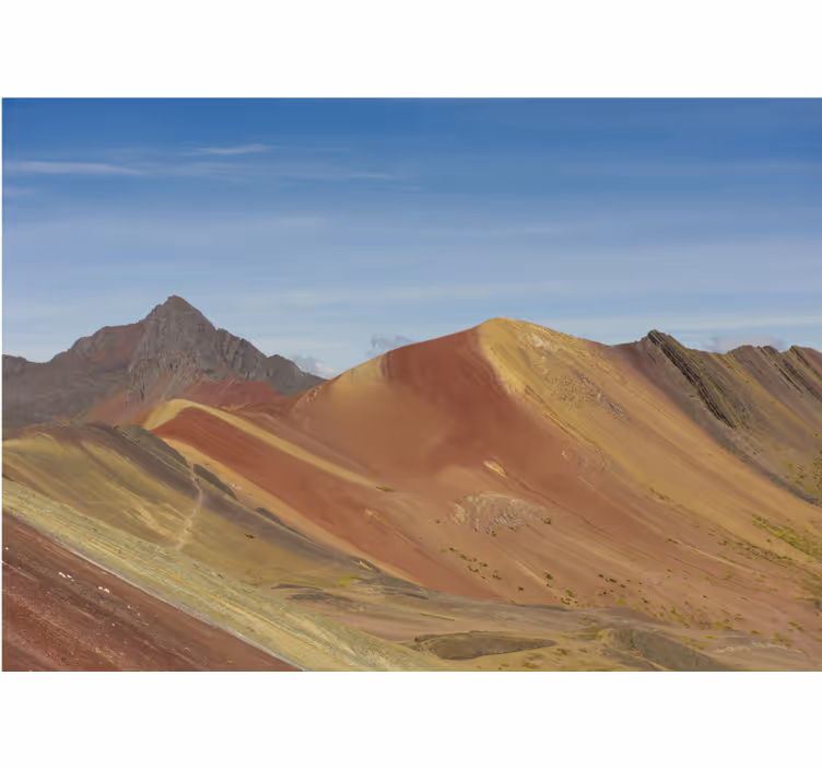 Mural de parede montanha majestade dos picos andinos - TenStickers