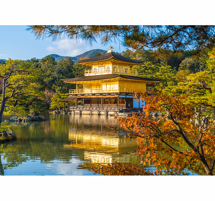 Fotomurais cidades e países Templo japonês - TenStickers
