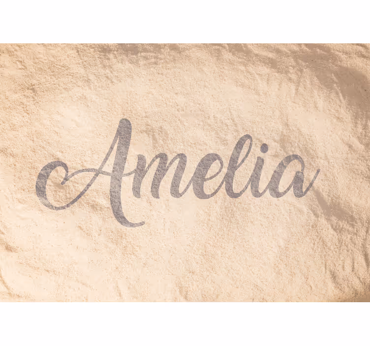Murais de Parede Nome na areia - TenStickers