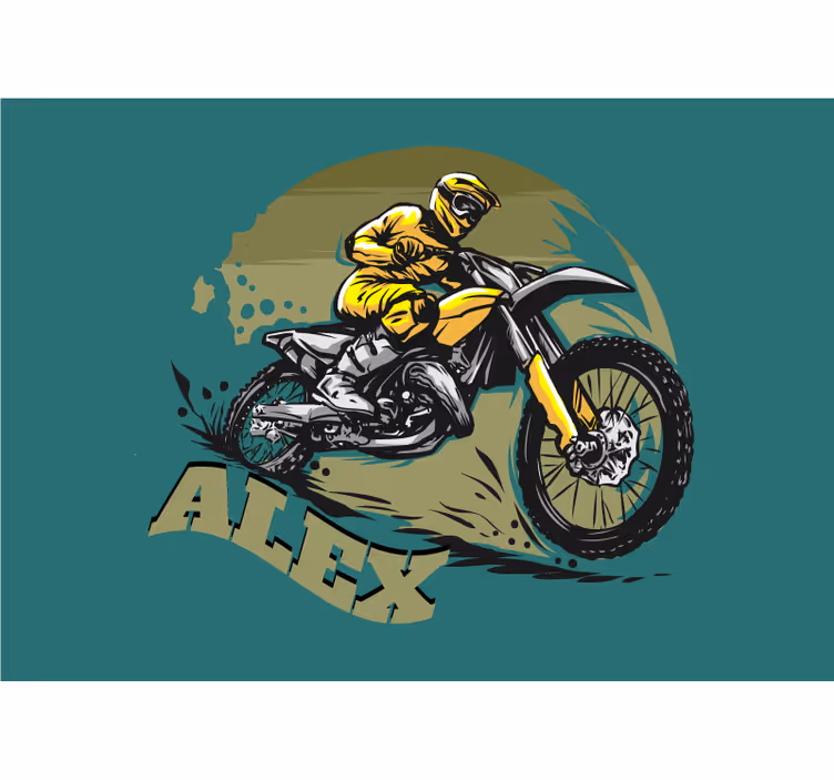 Murais de Parede Bicicleta cruzada - TenStickers