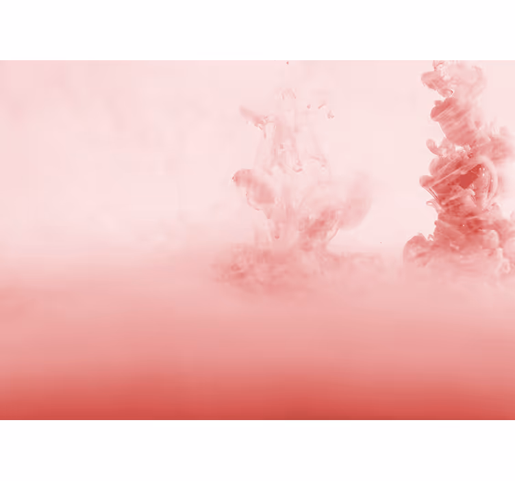 Mural de parede abstrato densa nuvem rosa - TenStickers