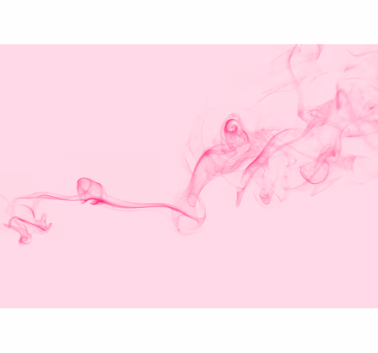 Murais de parede com linhas suaves de ondas suaves rosa - TenStickers