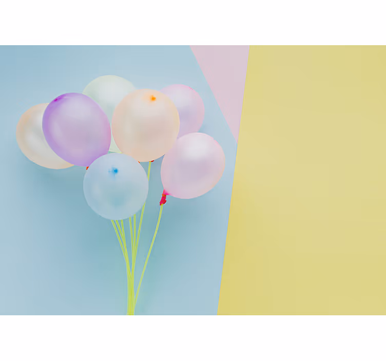Fotomurais modernos Moldura moderna com balões - TenStickers