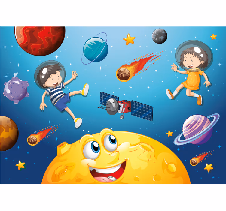 Mural de parede fantasía viagem de aventura espacial - TenStickers