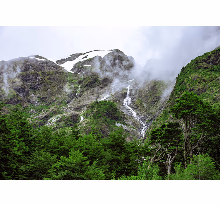 Fotomurais de paisagens vista das grandes montanhas - TenStickers