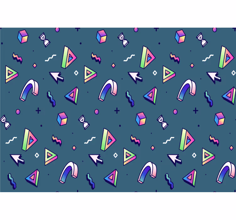 Objetos retrô vaporwave murais de parede de adolescentes - TenStickers