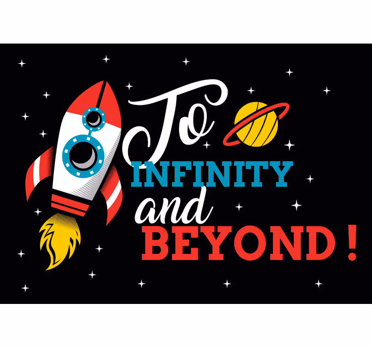 Mural de parede fantasía aventura espacial de foguete - TenStickers