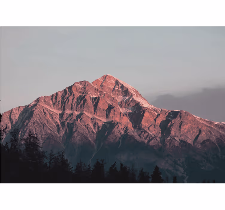 Mural de parede montanha cume majestoso - TenStickers
