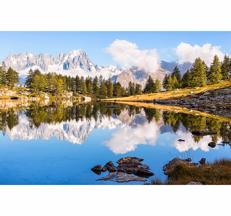 Fotomurais de paisagens Cores estéticas de paisagem colorida - TenStickers
