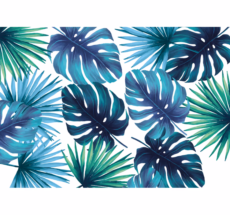 Fotomurais de paisagens Folhas tropicais estilo califórnia - TenStickers