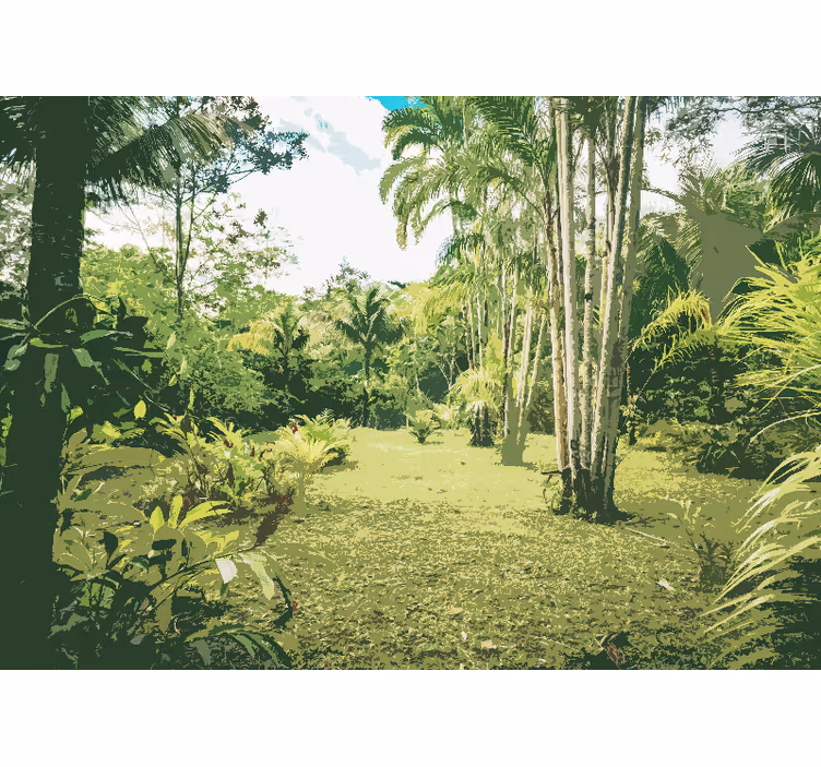 Fotomurais de paisagens Floresta amazônica - TenStickers